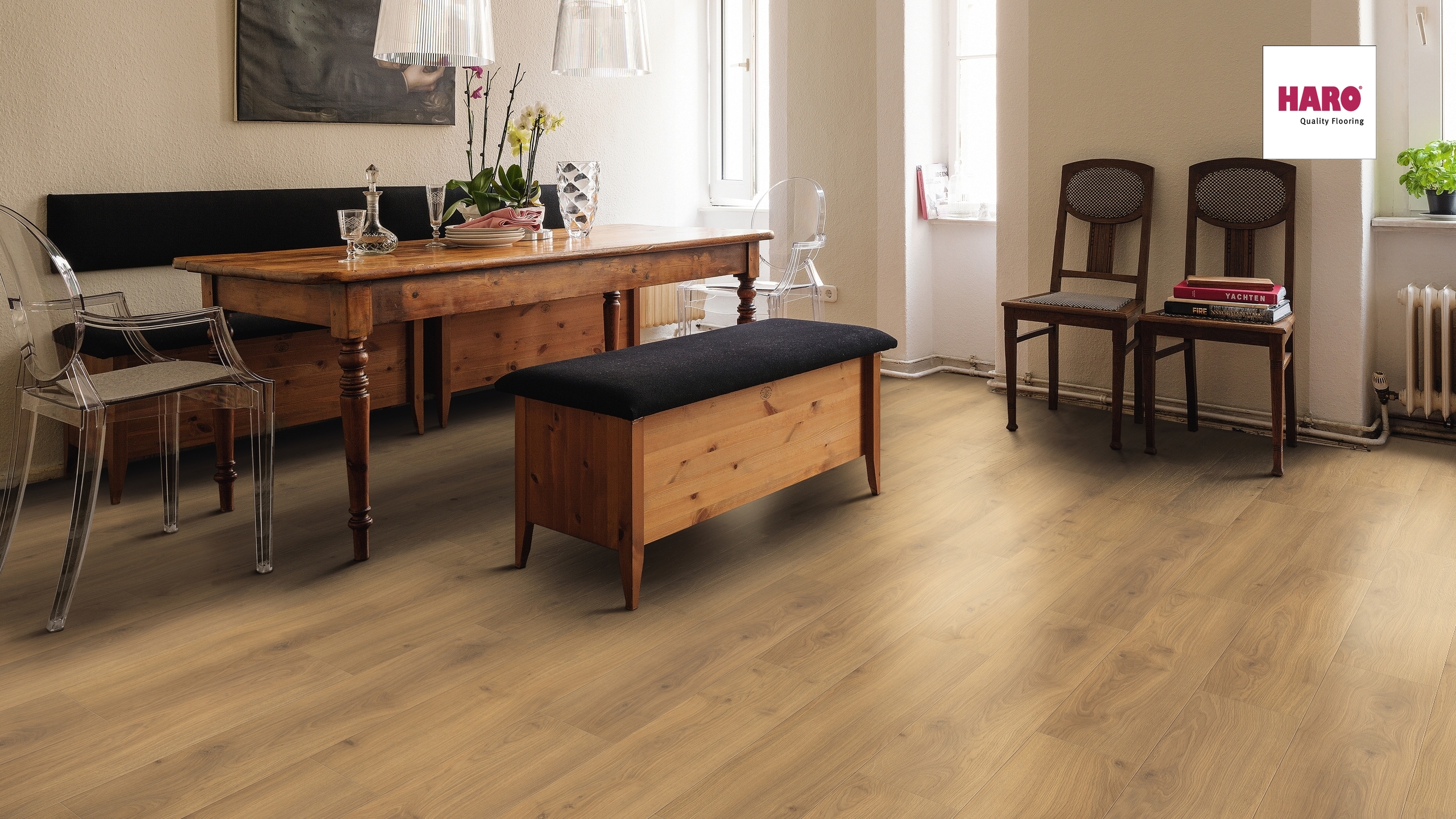 Lamināts HARO Oak Emilia Honey Aqua 540242