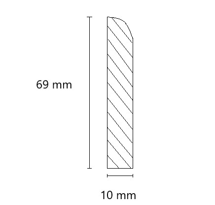 flexible adhesive 10*69 mm