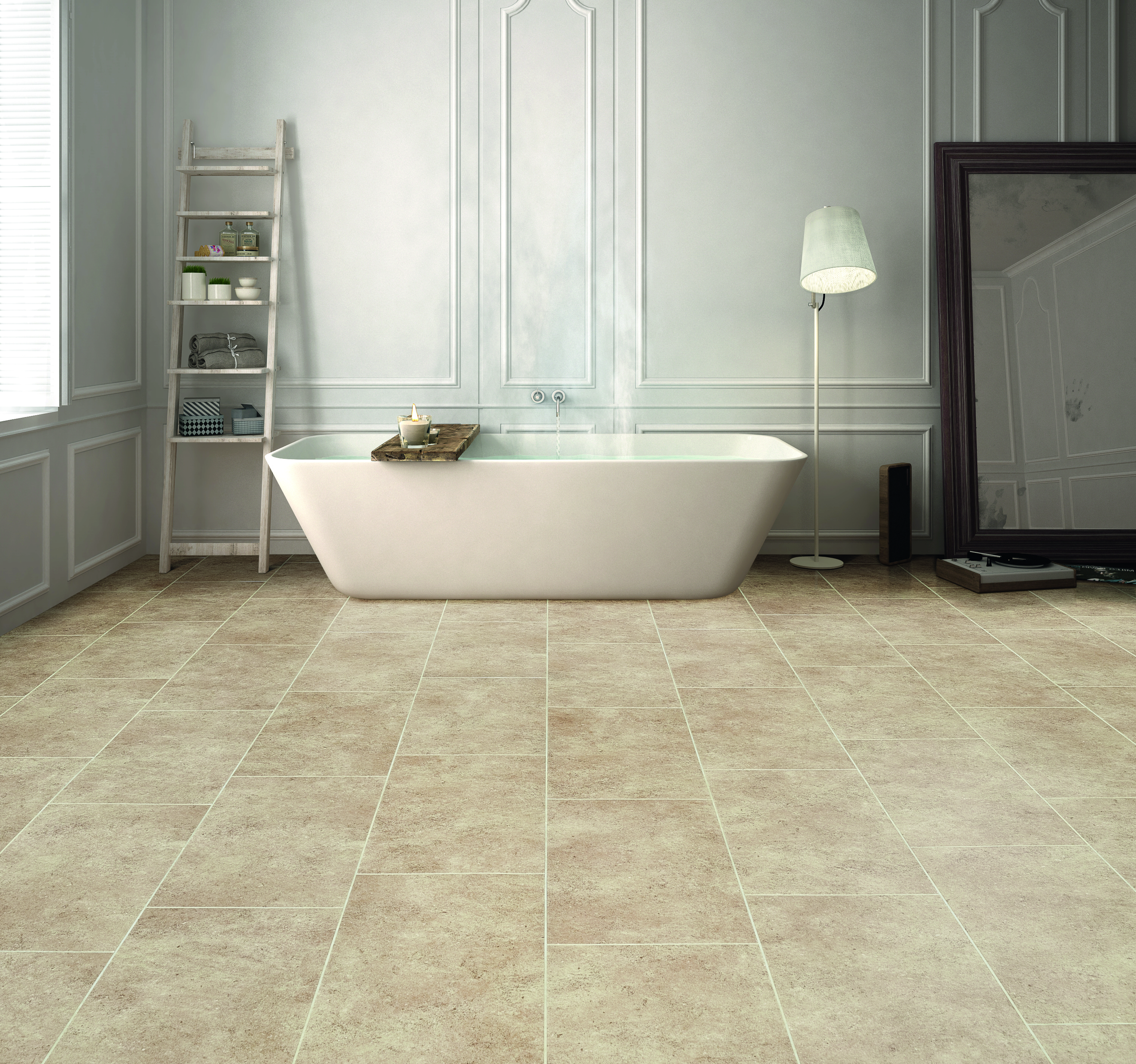 Adhesive vinyl floor Moduleo Transform Jura Stone 46214