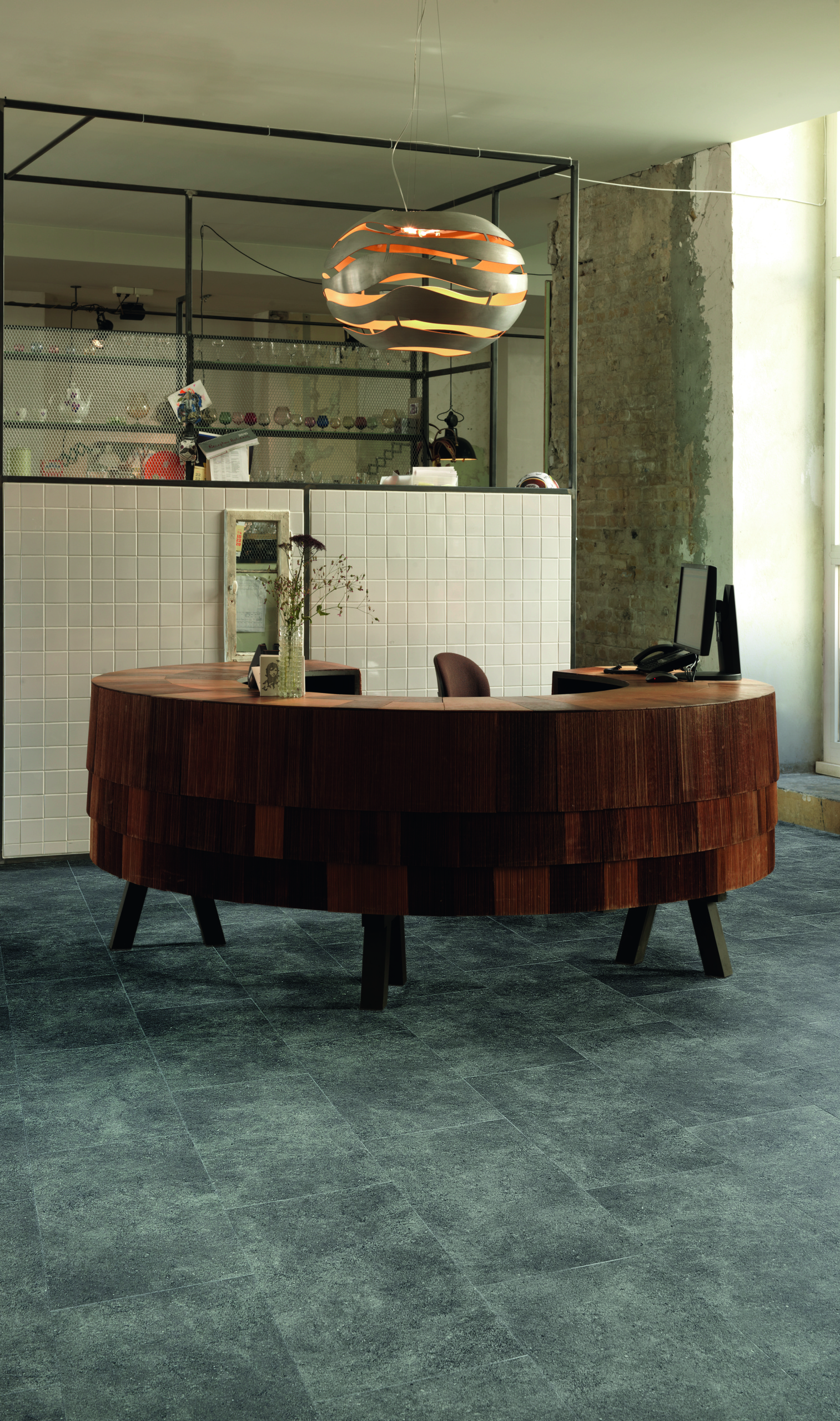 Adhesive vinyl floor Moduleo Transform Jura Stone 46956