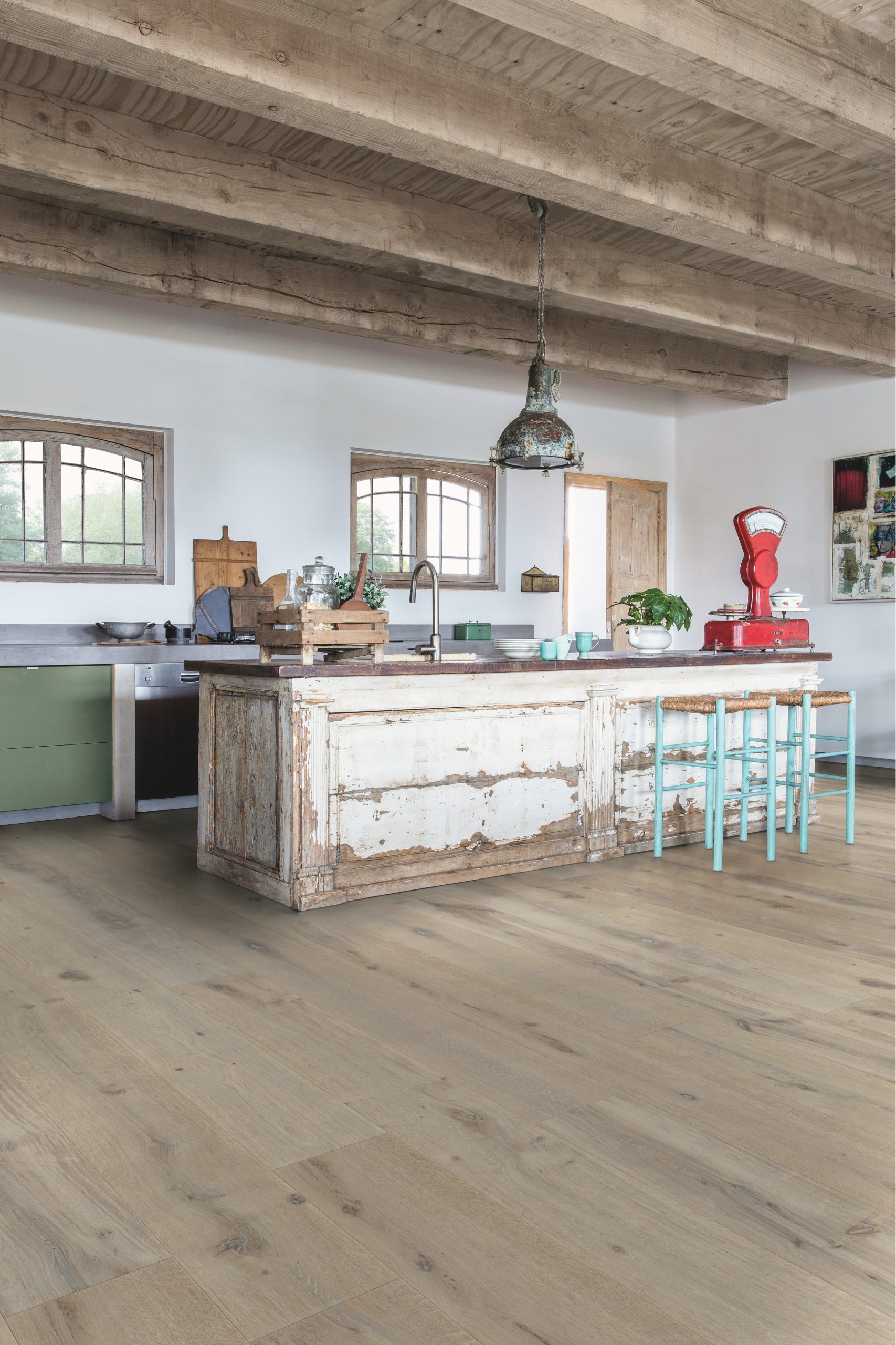 Trīsslāņu parkets Quick-Step Massimo Winter storm oak extra matt oiled MAS3563S