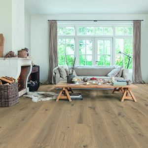 Trīsslāņu parkets Quick-Step Massimo Cappuccino blonde oak extra matt MAS3566S