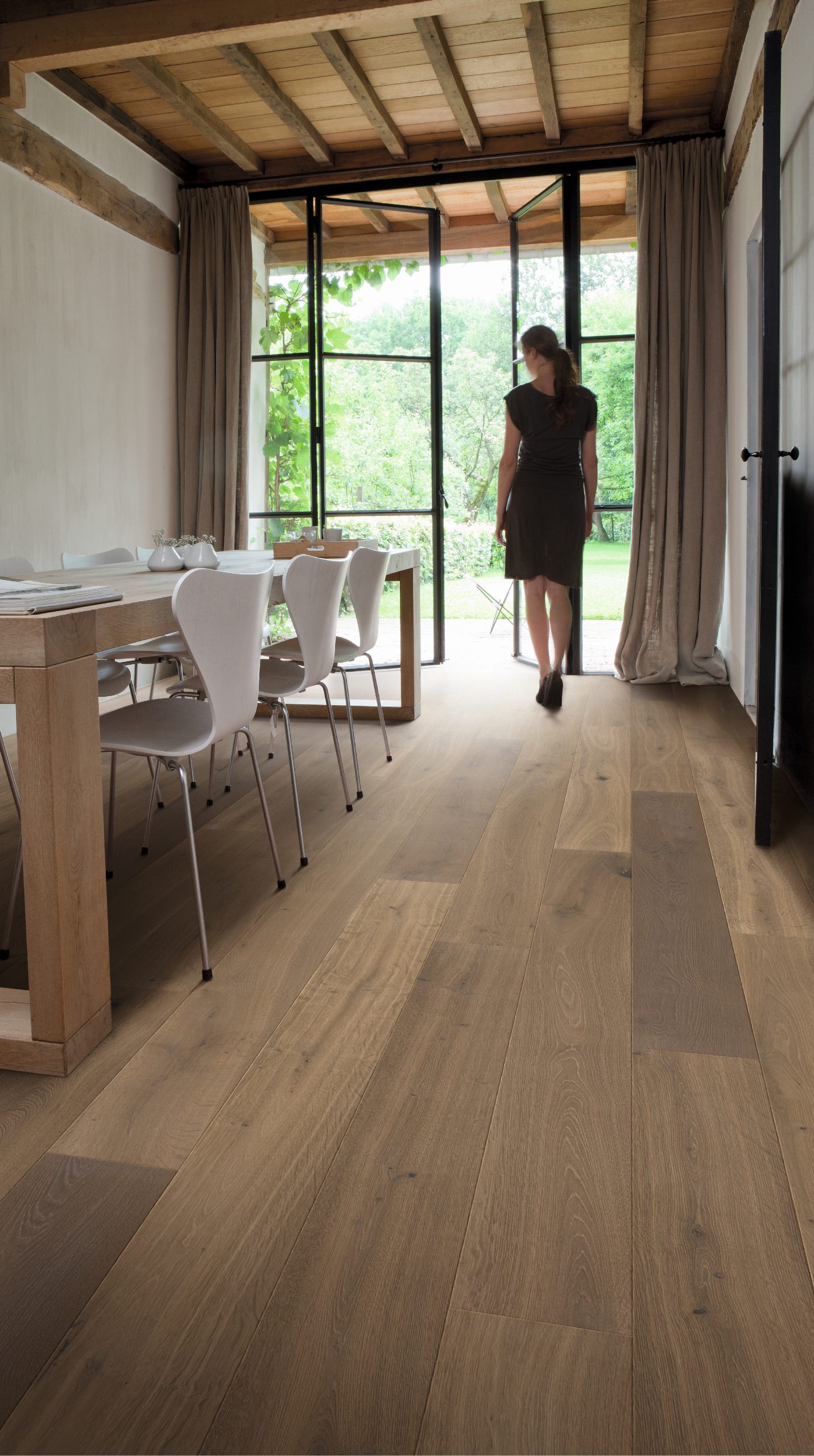 Trīsslāņu parkets Quick-Step Palazzo Latte oak oiled PAL3885S