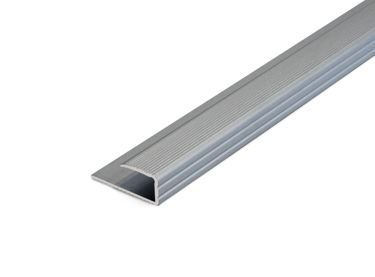 Quick-Step Торцевой профиль, серебро 7-8 мм