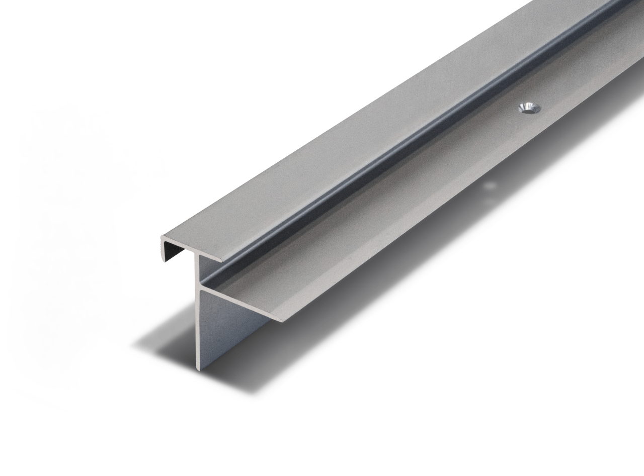 Quick-Step kāpņu profils, sudrabs 9.5mm