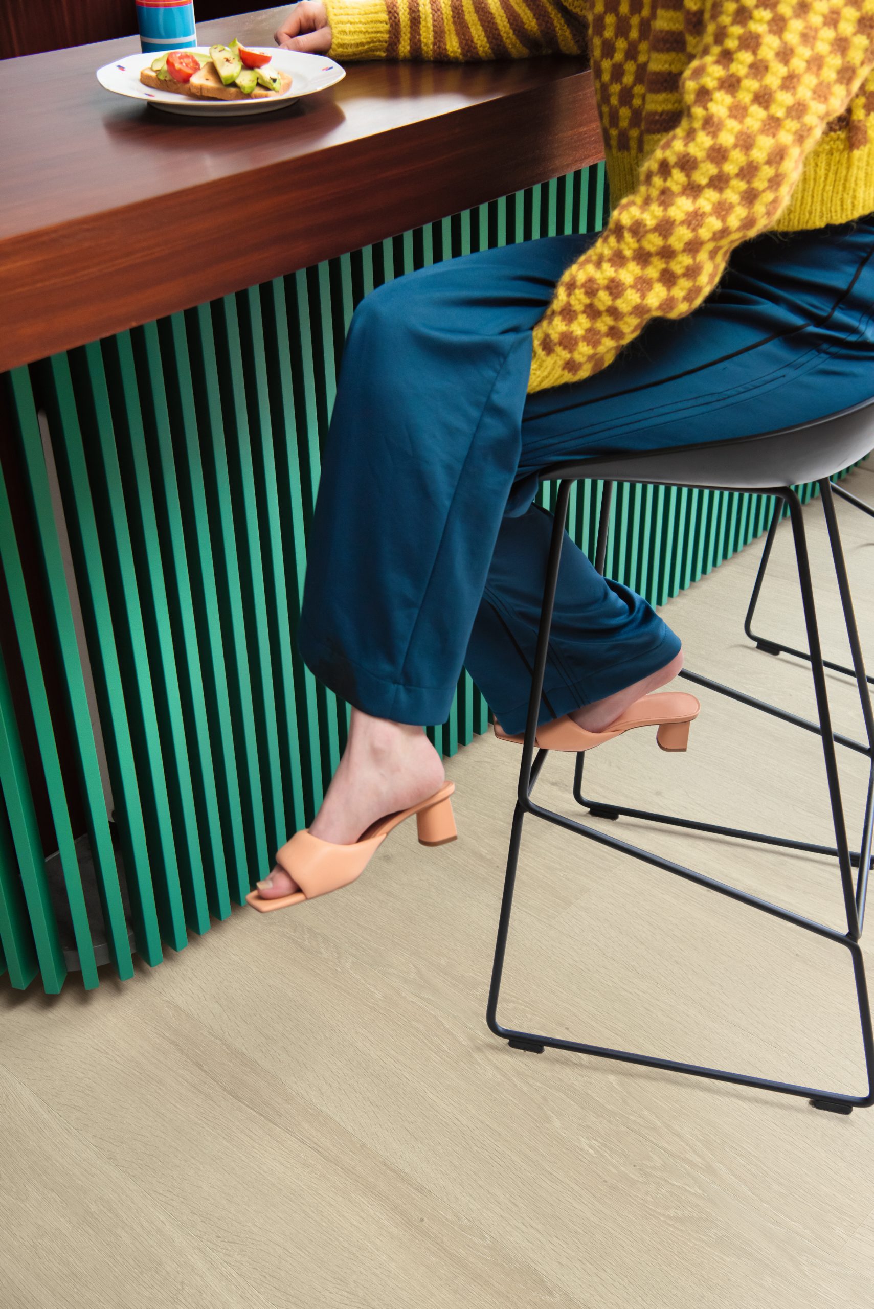 Vinila grīda Quick-Step Alpha Medium Planks Sea breeze oak beige AVMP40080