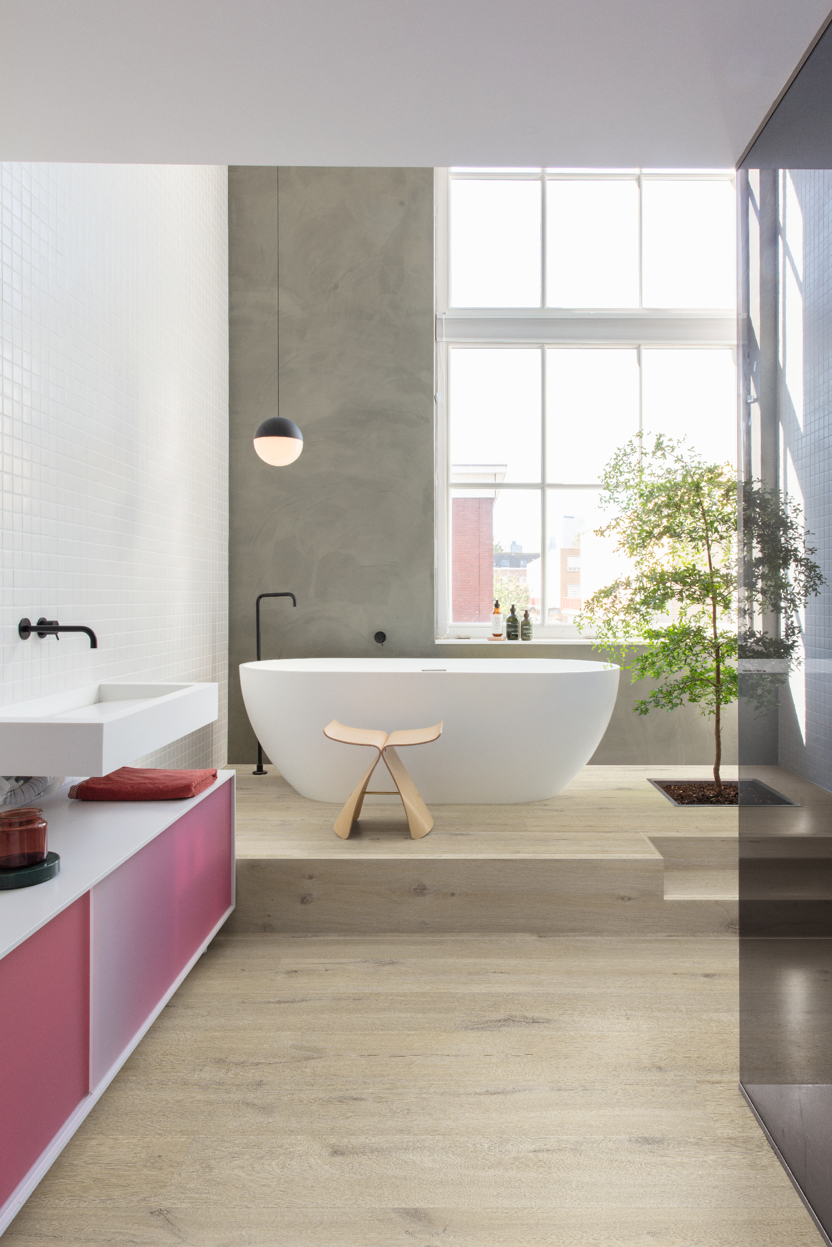 Vinila grīda Quick-Step Bloom Cotton oak beige AVMPU40103