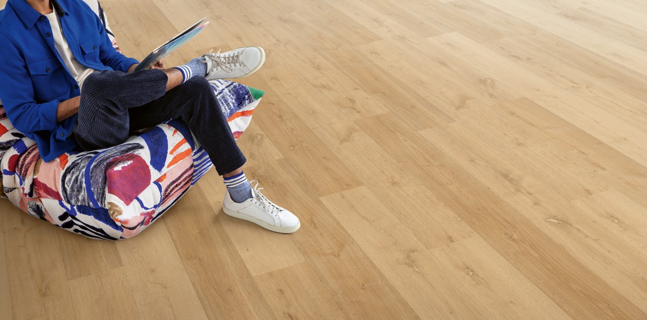 Vinila grīda Quick-Step Bloom Elegant oak natural AVMPU40316