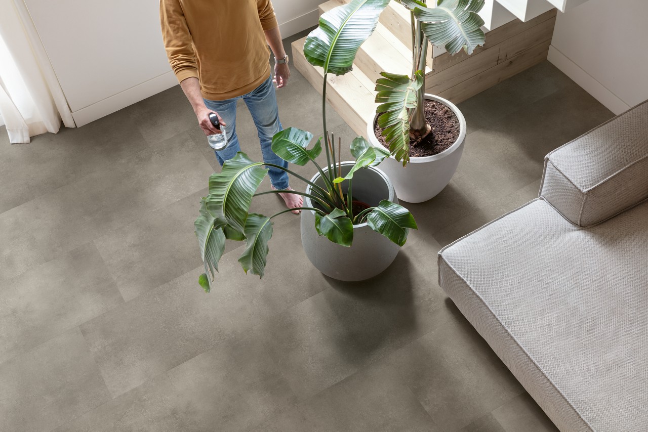 Vinila grīda Quick-Step Illume Cloudy concrete AVMTU40273