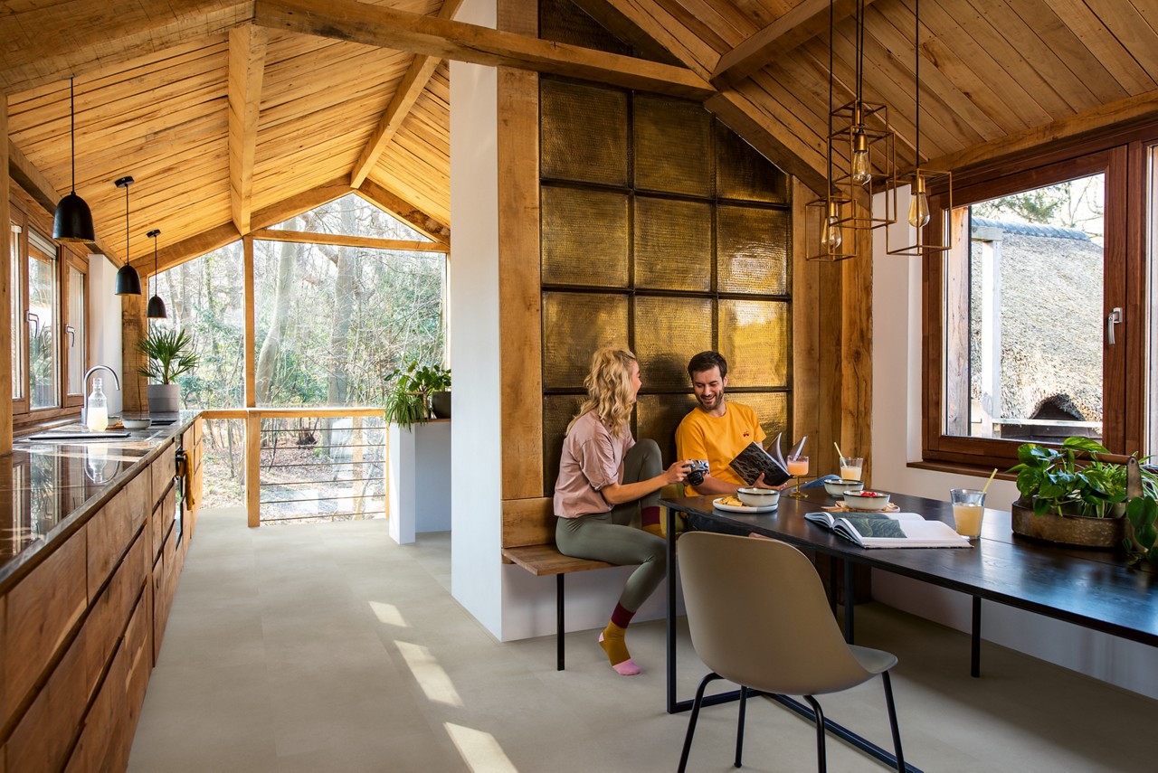 Vinila grīda Quick-Step Illume Sandstone concrete AVMTU40274