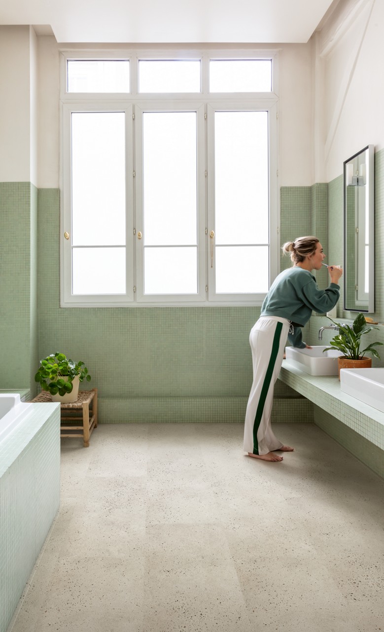 Vinila grīda Quick-Step Illume Oyster concrete AVMTU40275