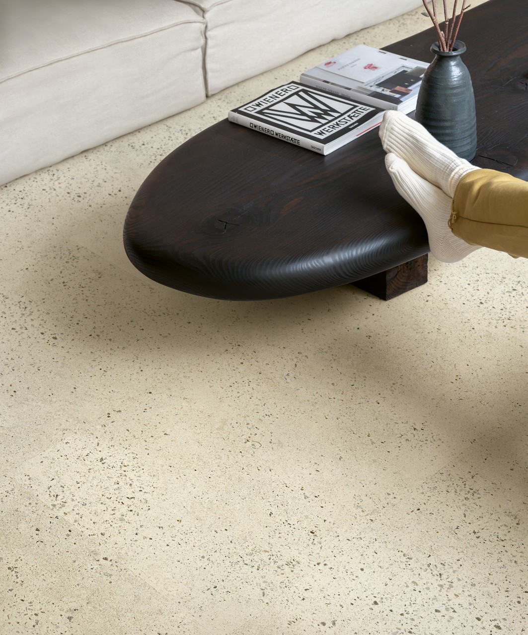 Vinila grīda Quick-Step Illume Pebble concrete AVMTU40276