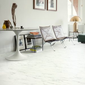 Vinila grīda Quick-Step Oro Marble Carrara White AVSTU40136